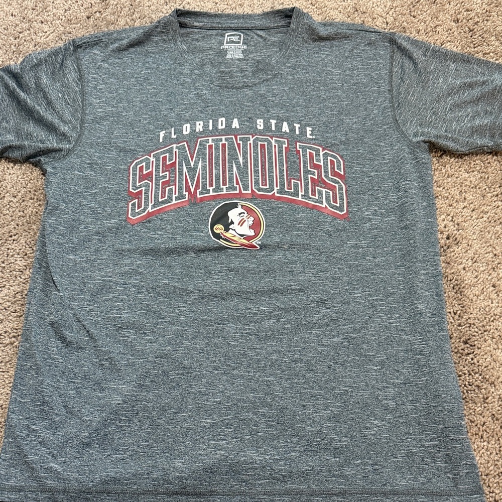 Reebok Gray Seminoles Short Sleeve Tee